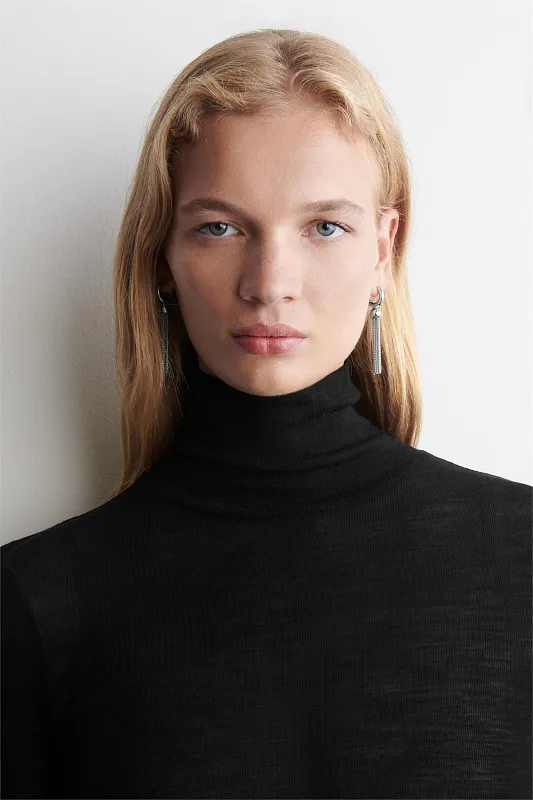 Серьги с цепочками