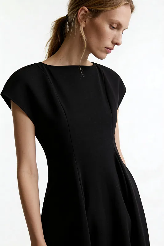 Скульптурное платье-миди из джерси COS Скульптурное платье-миди из джерси COS