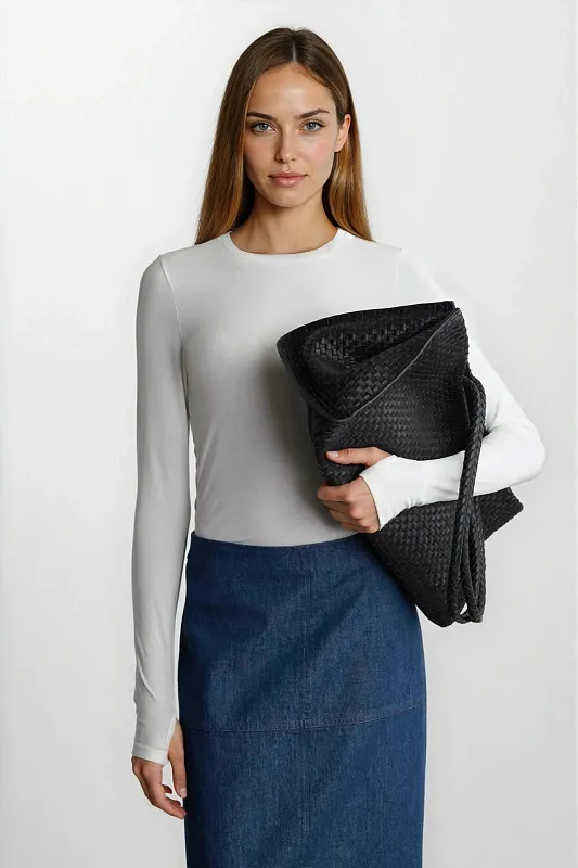 Облегающий лонгслив