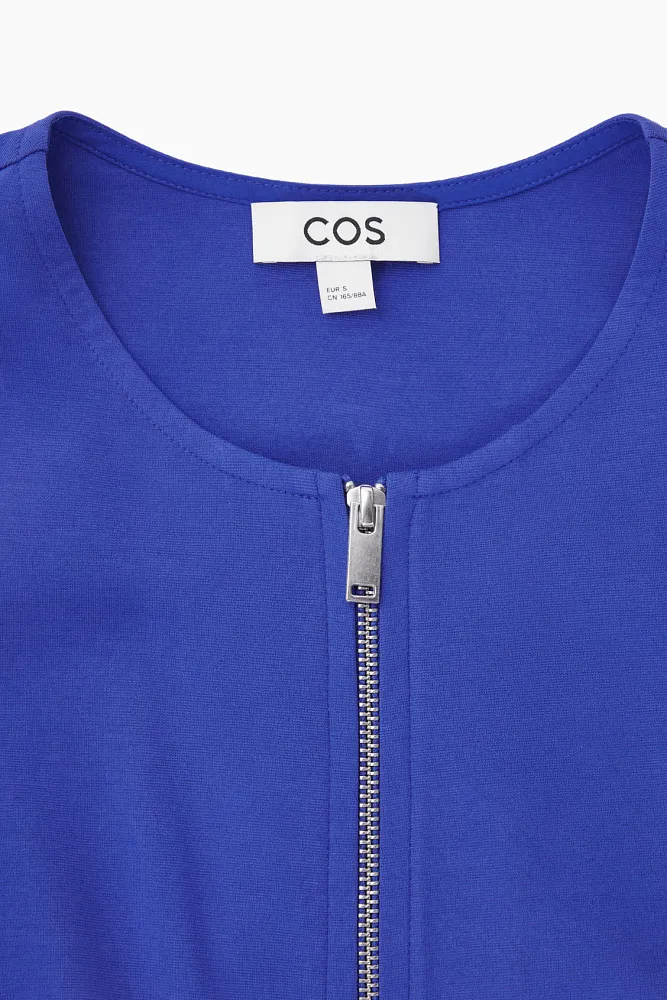 Расклешенное платье миди на молнии COS