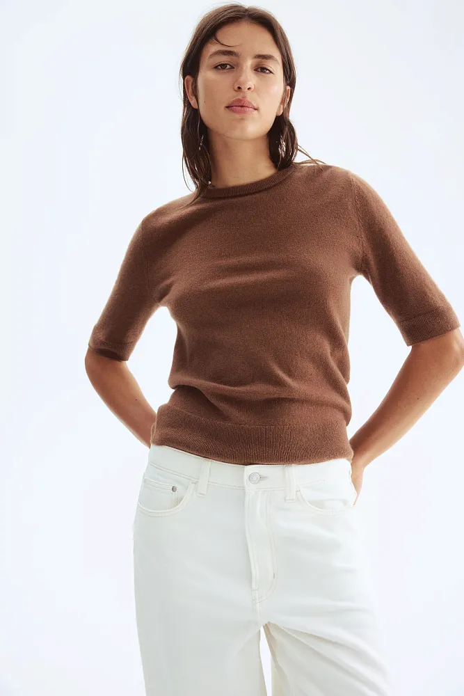 Топ из мягкого кашемира H&M Premium Selection