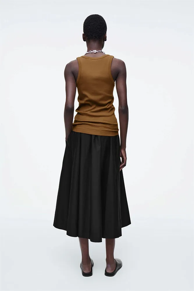 Майка в рубчик COS