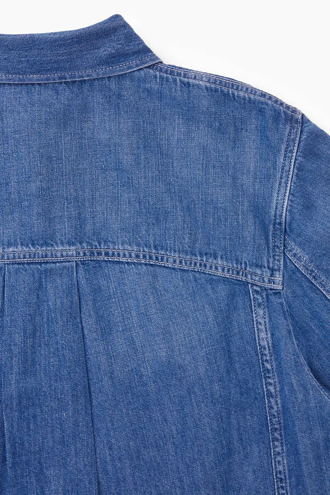 Джинсовая рубашка oversize COS