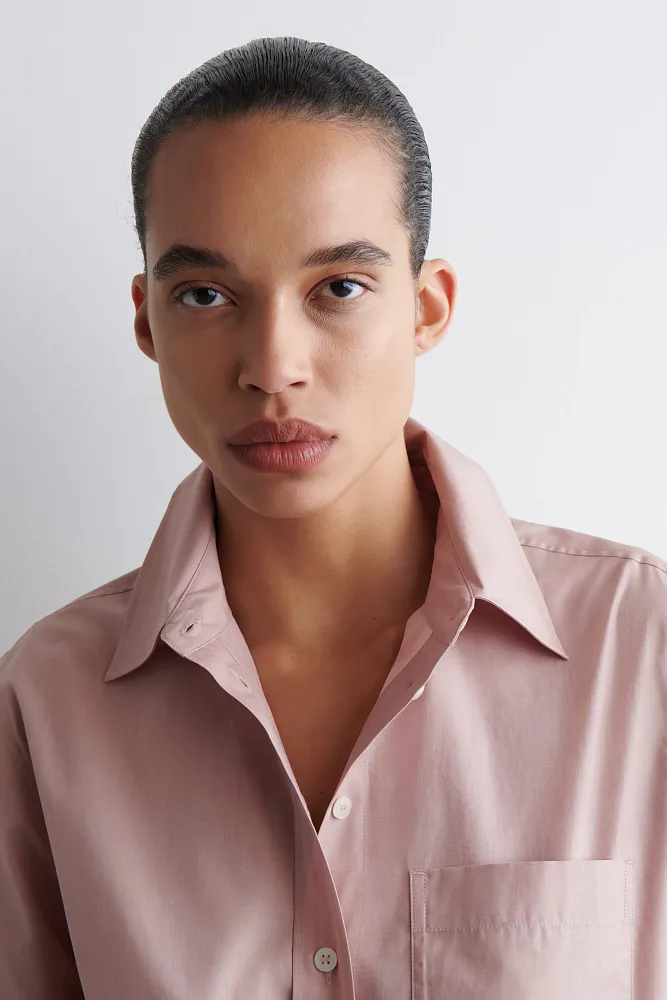 Рубашка из хлопка пима COS