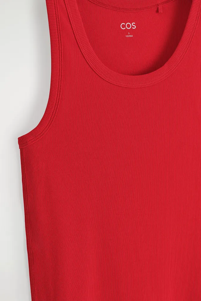 Майка в рубчик COS