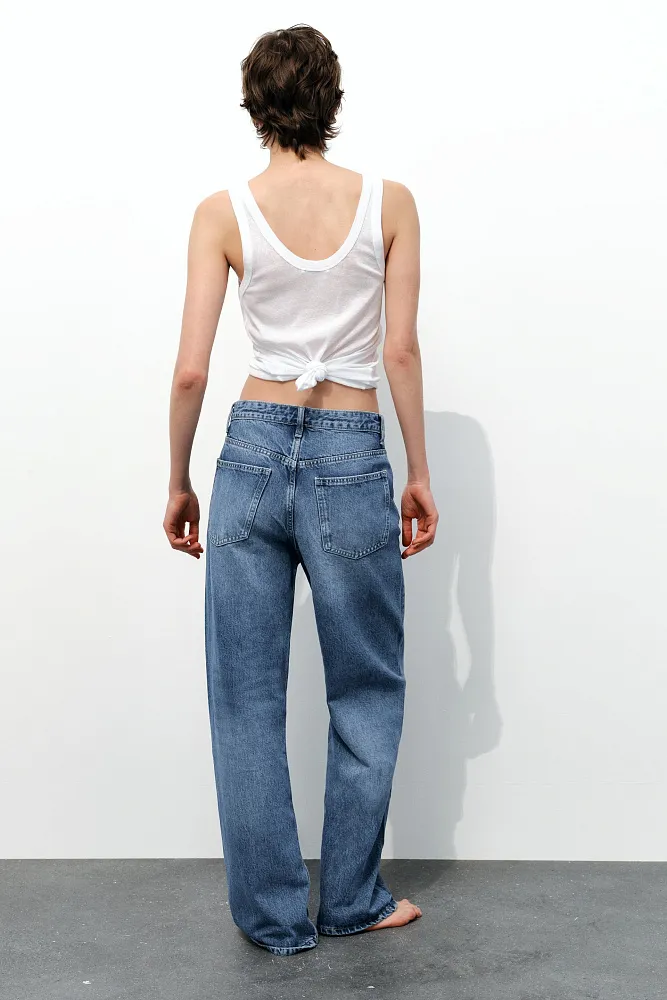 Джинсы свободного кроя ZARA