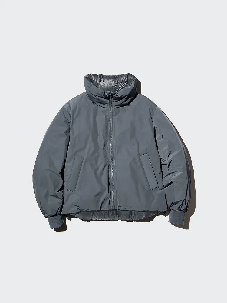 Двусторонняя ветрозащитная пуховая куртка UNIQLO