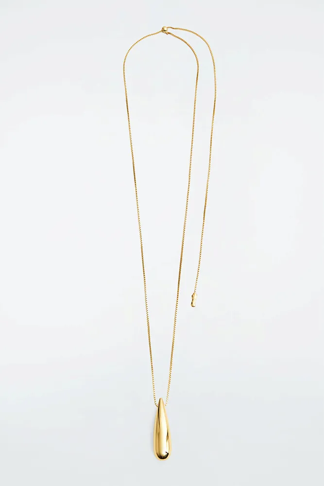 Ожерелье с подвеской в виде капли COS