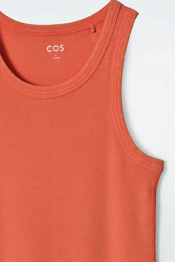 Платье-майка в рубчик COS