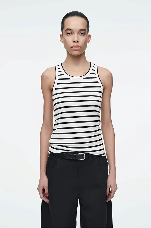 Майка в рубчик