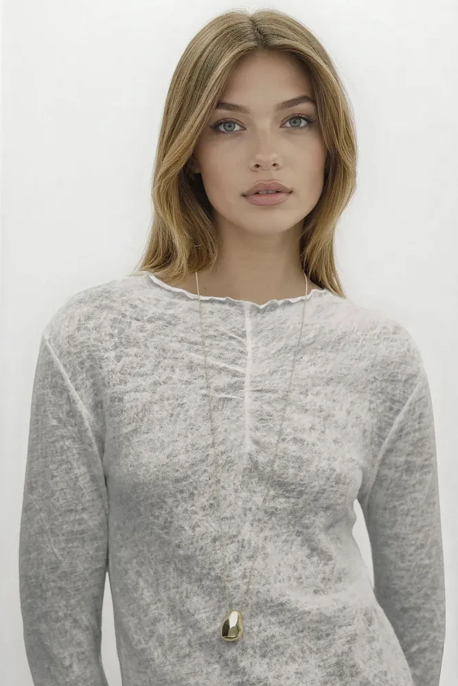 Ожерелье-цепочка с подвеской "Шар" асимметричной формы Ожерелье-цепочка с подвеской "Шар" асимметричной формы