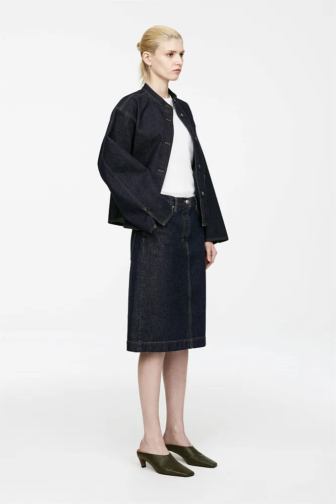 Джинсовая юбка миди ARKET