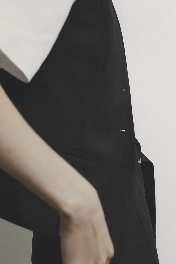 Жилет из шерсти MASSIMO DUTTI