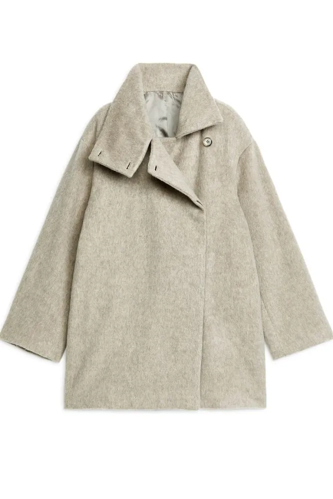 Пальто с воротником-стойкой ARKET