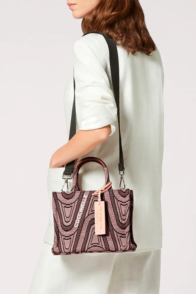 Жаккардовая сумка Small COCCINELLE