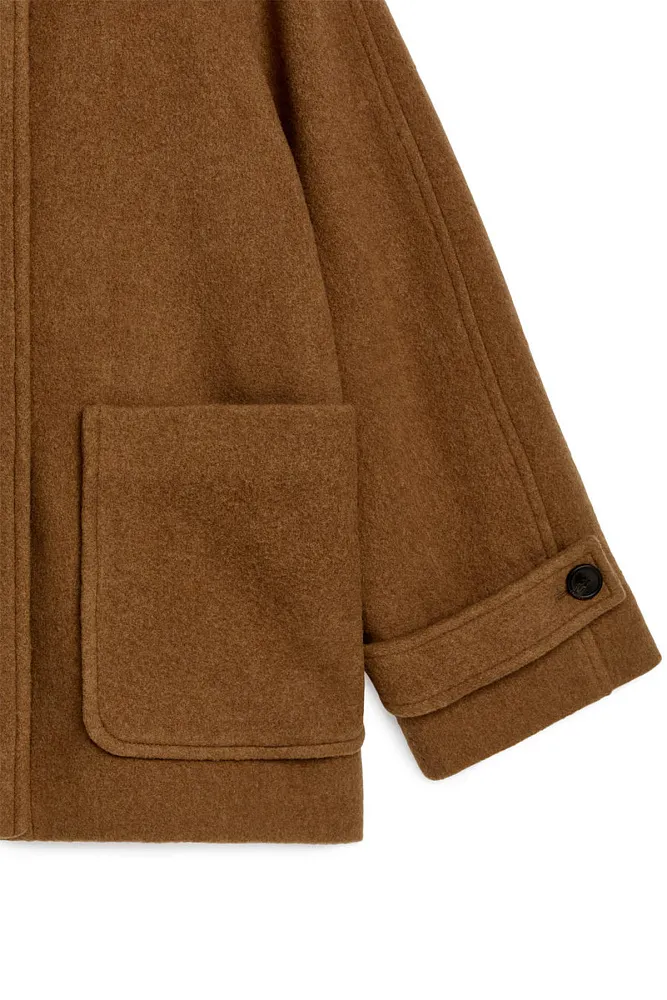 Полупальто из смесовой шерсти ARKET