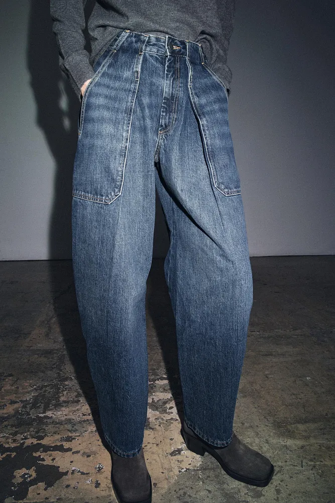 Джинсы-баллоны ZARA