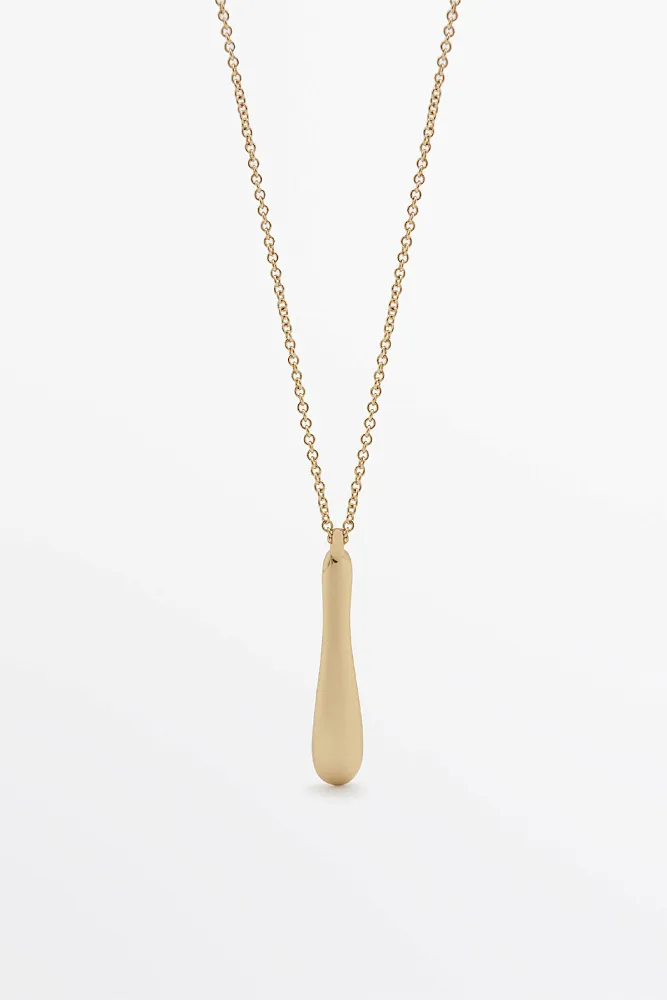 Цепочка с рельефной подвеской MASSIMO DUTTI