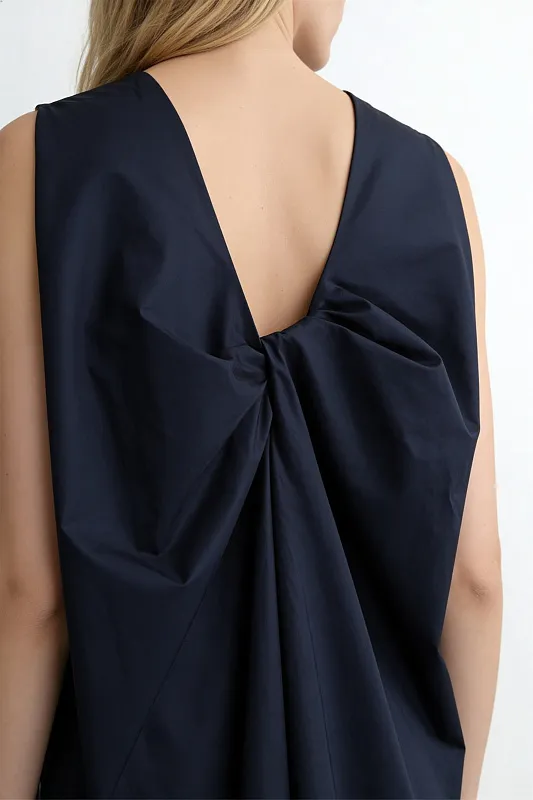 Платье из хлопка с перекрученной спинкой COS Платье из хлопка с перекрученной спинкой COS