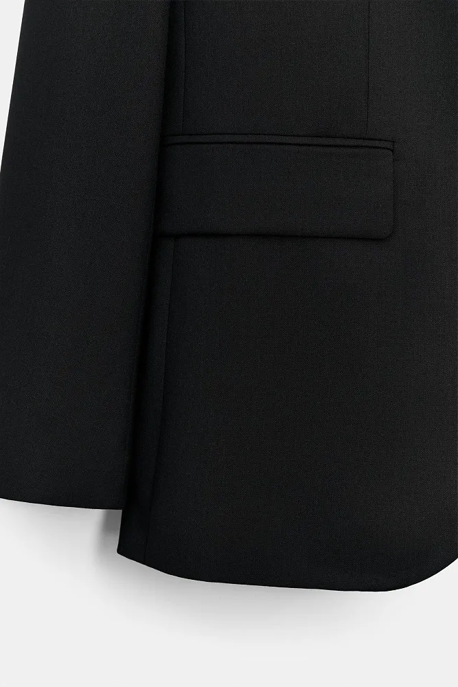 Пиджак oversize из смесовой шерсти ZARA