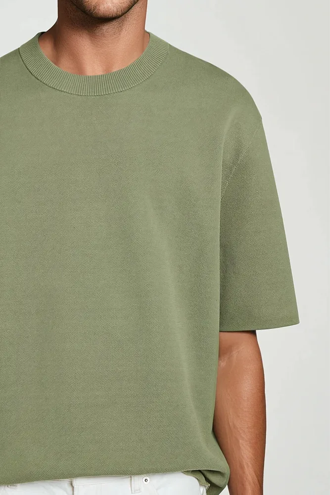 Свободная трикотажная футболка COS