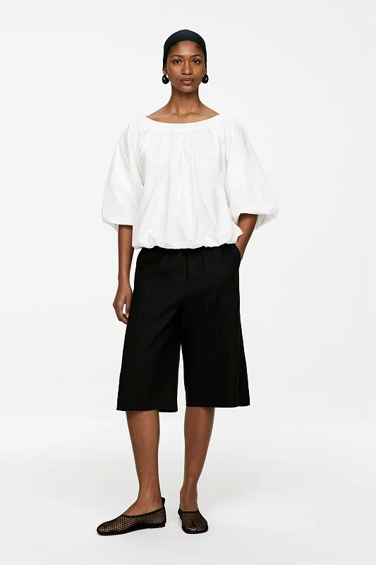 Шорты из льняной смеси