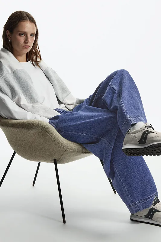 Свободные джинсы с эластичным поясом COS Свободные джинсы с эластичным поясом COS