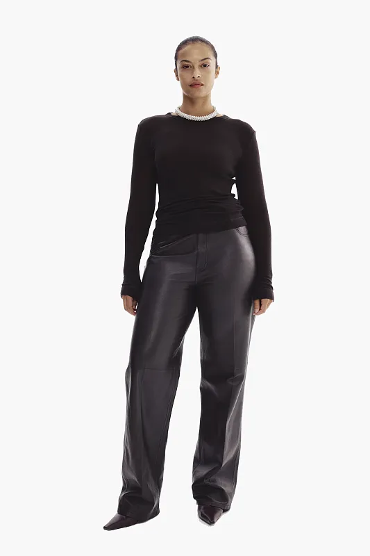 Лонгслив из тонкой шерсти H&M Лонгслив из тонкой шерсти H&M