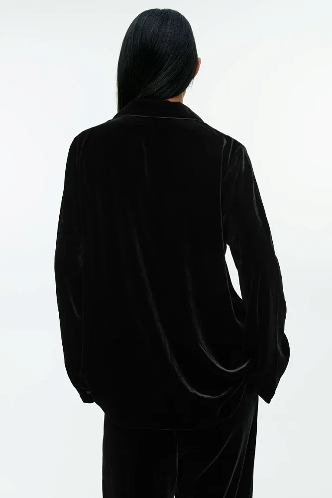 Бархатная рубашка ARKET