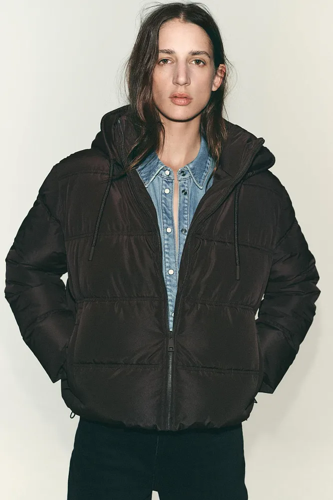 Пуховик с защитой от воды и ветра ZARA