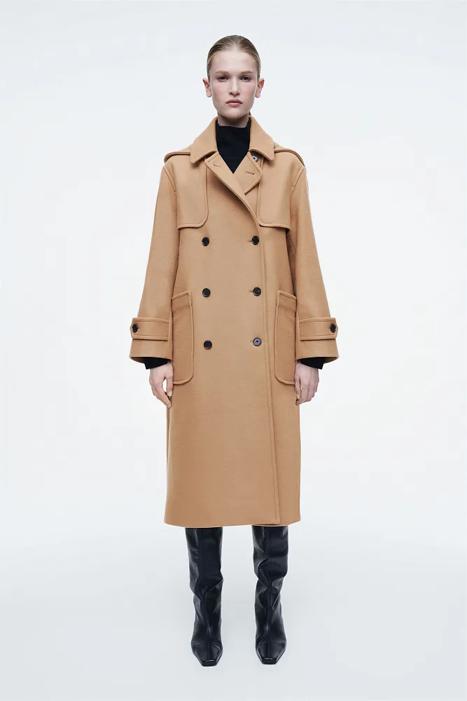 Пальто Duffle с капюшоном COS