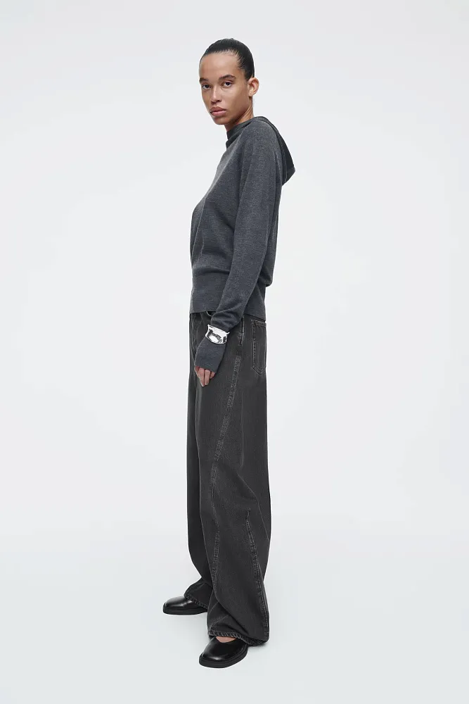 Худи из мериносовой шерсти COS