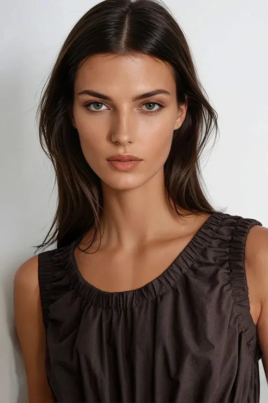 Хлопковый комбинезон с окантовкой COS   Хлопковый комбинезон с окантовкой COS