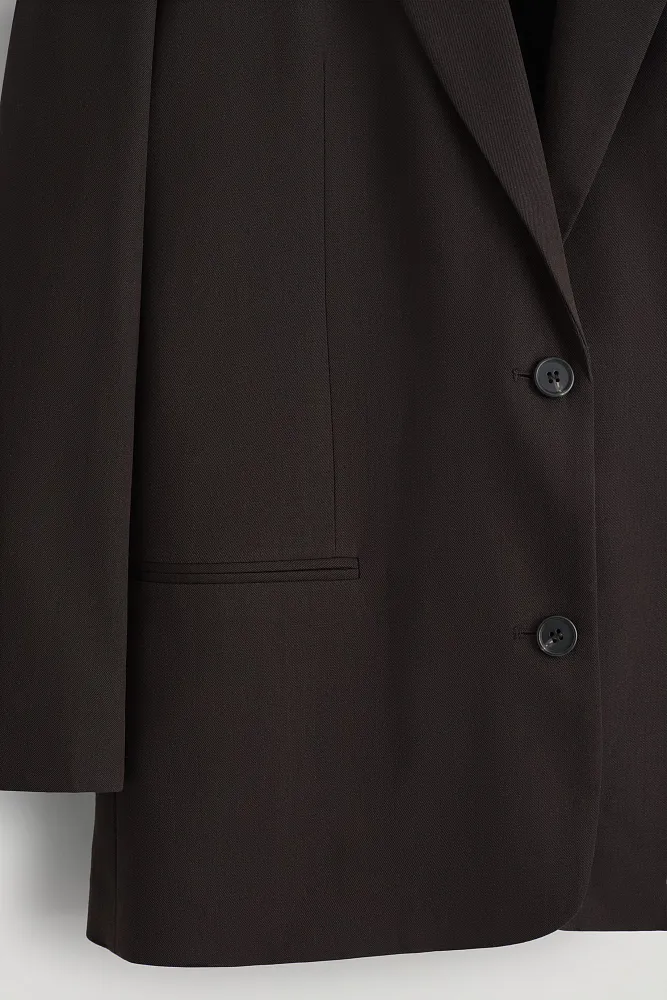 Пиджак из мериносовой шерсти COS