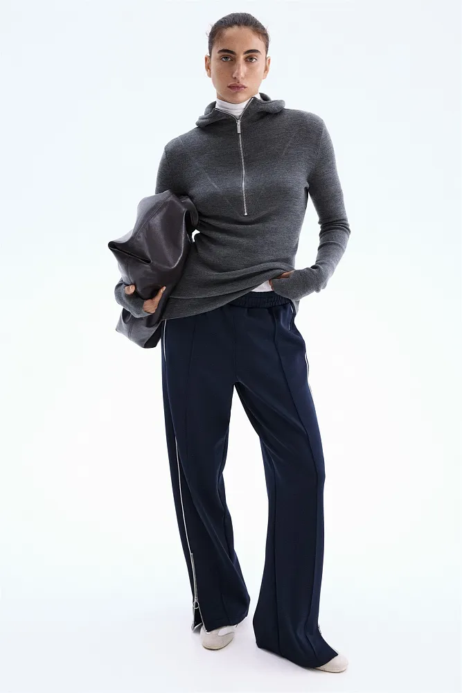 Худи из мериносовой шерсти H&M Premium Selection