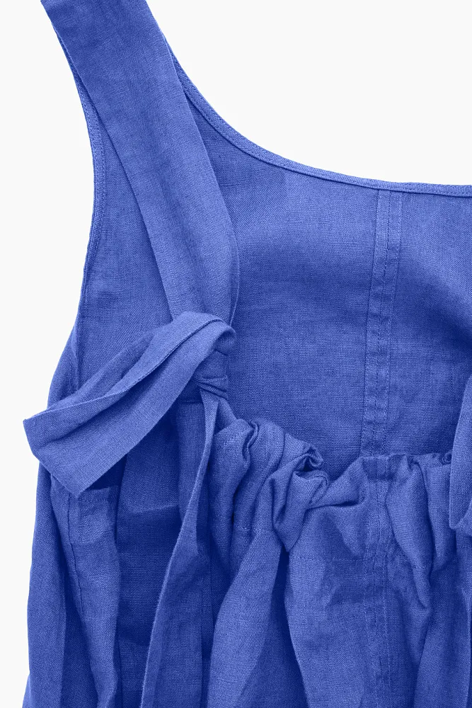 Платье льняное на завязках COS