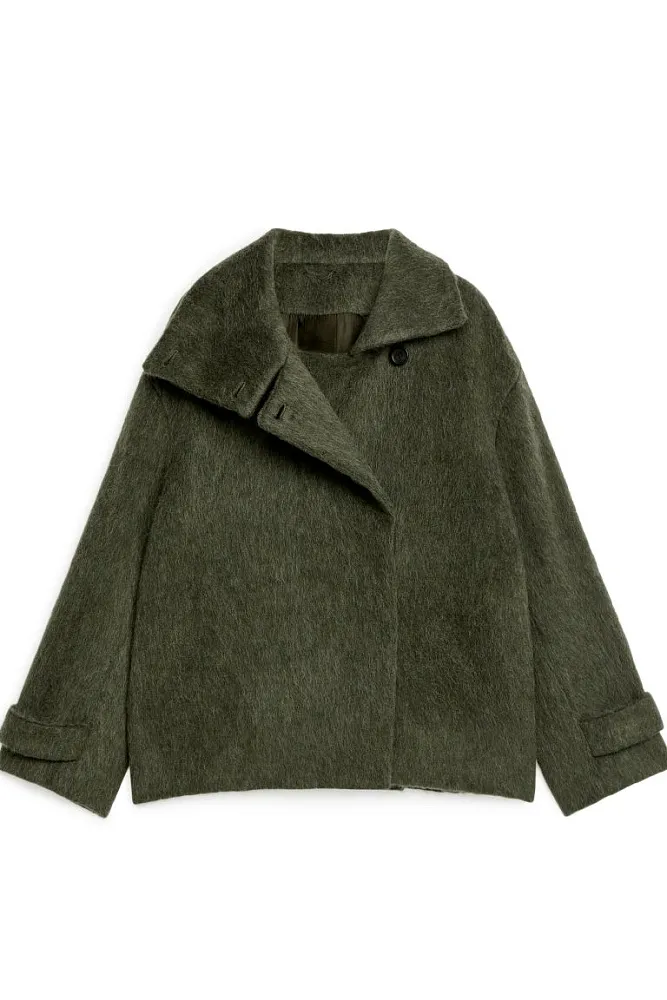 Полупальто из смесовой шерсти ARKET