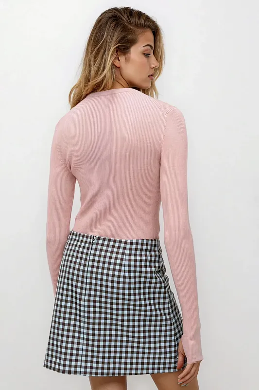 Лонгслив в рубчик из шерсти мериноса ARKET Лонгслив в рубчик из шерсти мериноса ARKET