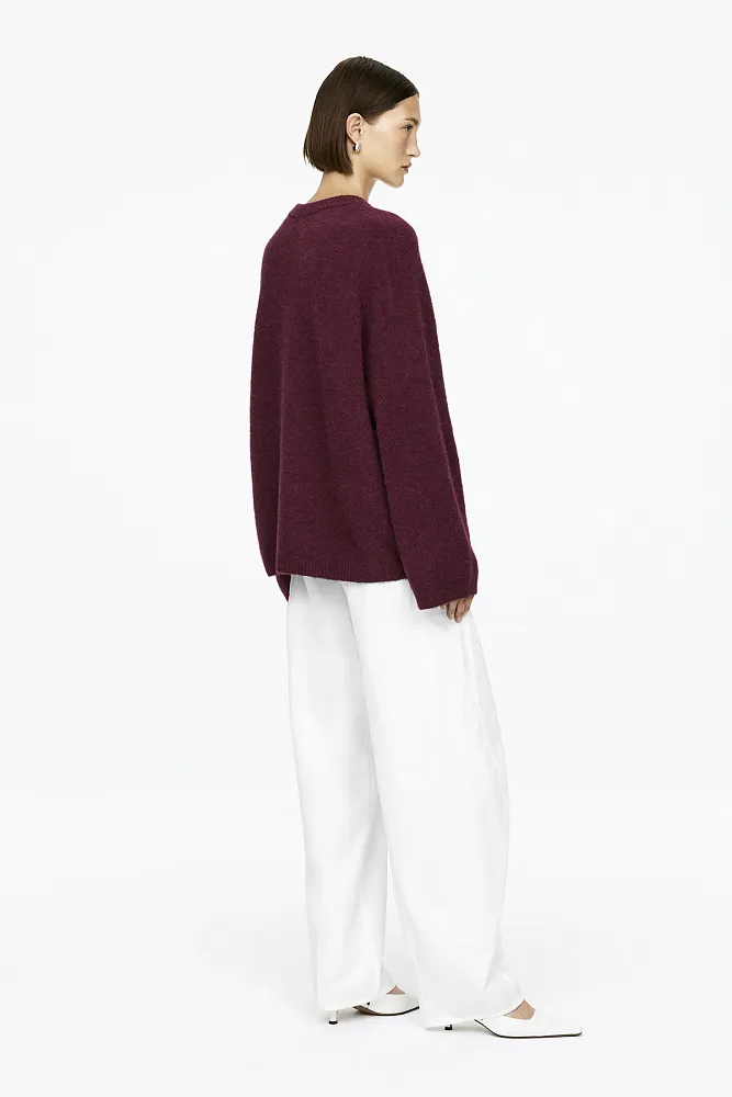 Джемпер из смеси альпаки и шерсти ARKET