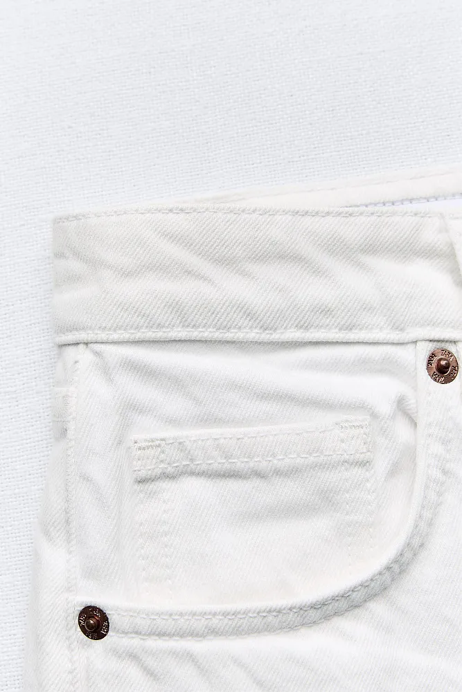 Широкие джинсы TRF со средней посадкой ZARA