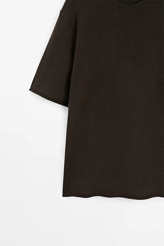 Свободный джемпер из 100% кашемира MASSIMO DUTTI