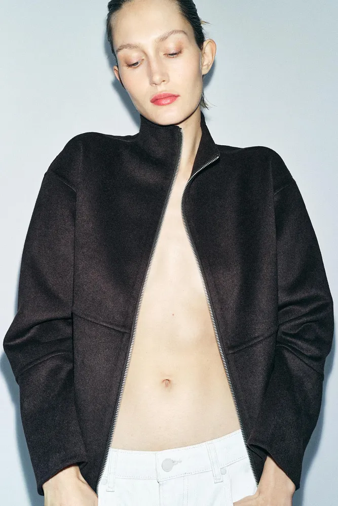 Шерстяная куртка ZARA