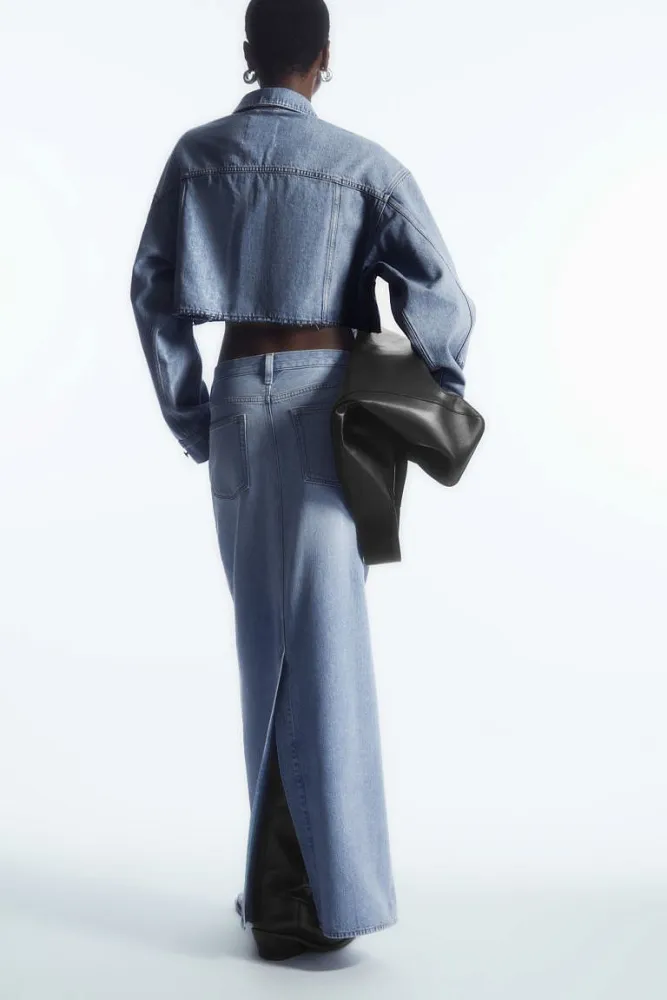 Джинсовая юбка макси COS