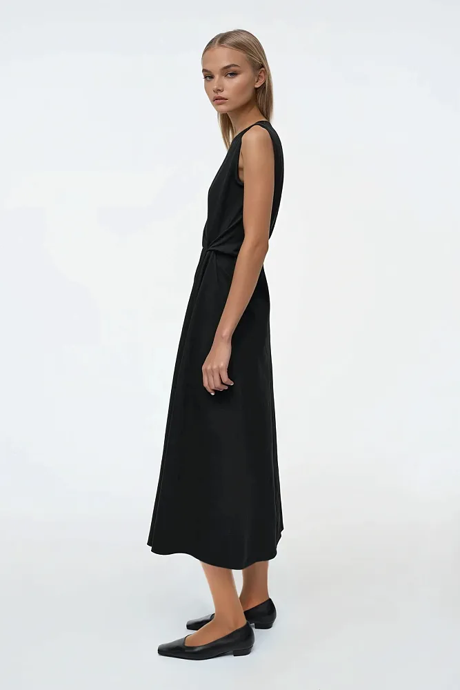 Платье-миди с кручеными деталями COS