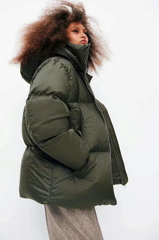 Пуховик oversize H&M Premium Selection   Пуховик oversize H&M Premium Selection