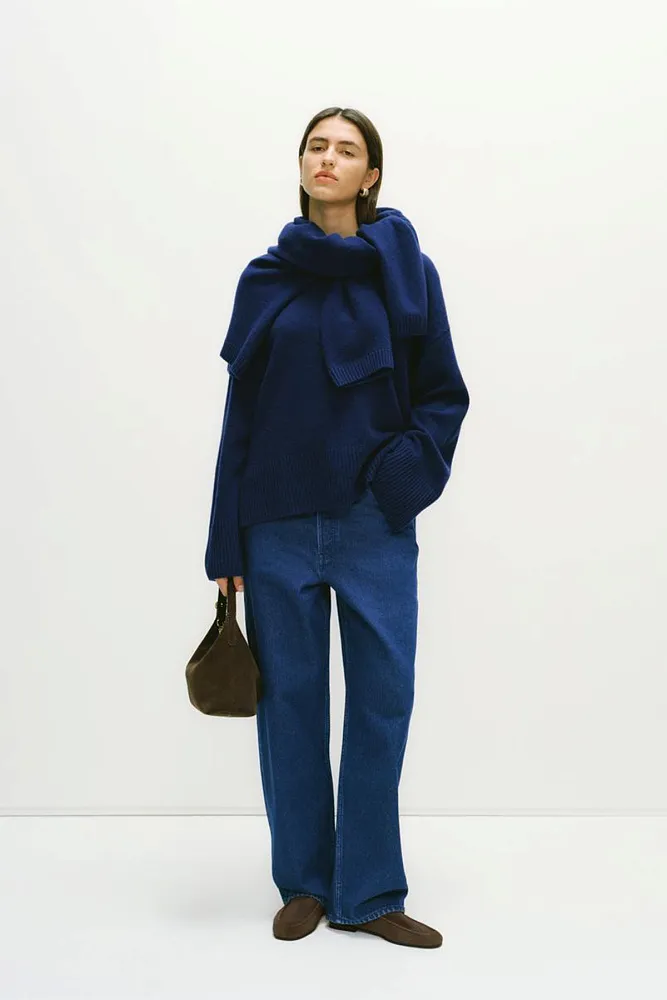 Замшевая сумка ARKET