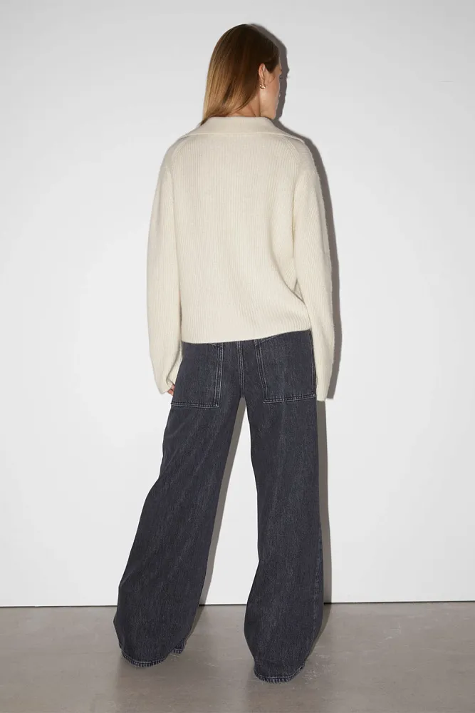 Кашемировый джемпер с воротником поло & OTHER STORIES