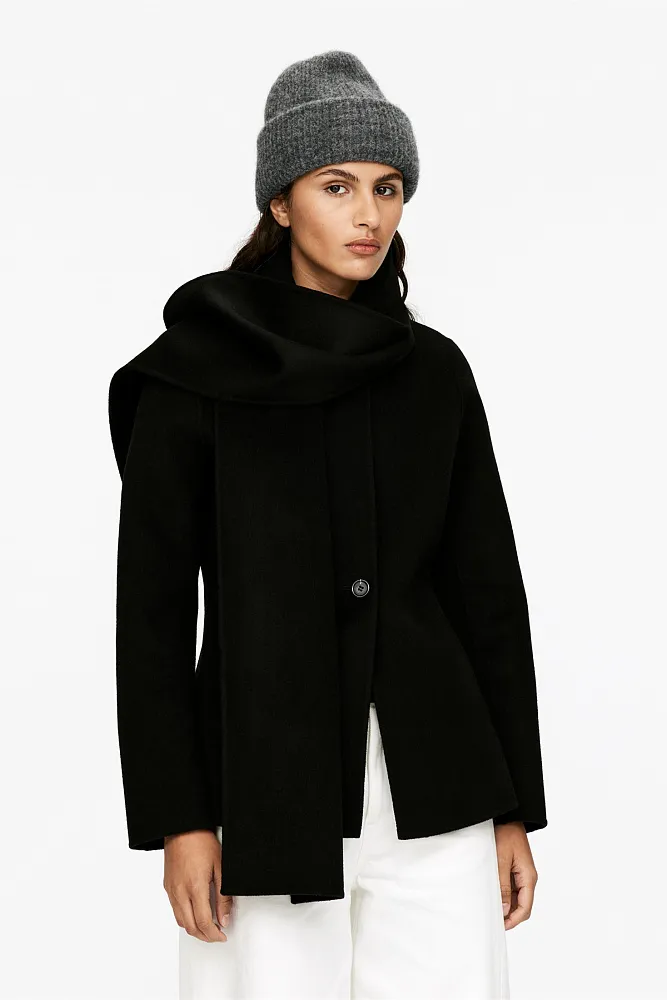 Шапка бини из шерсти альпаки и мериноса ARKET