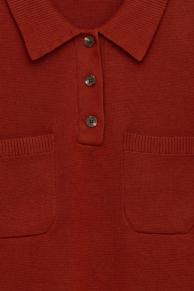 Трикотажное поло COS