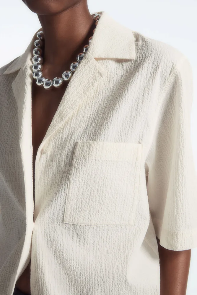 Рубашка из сирсакера COS